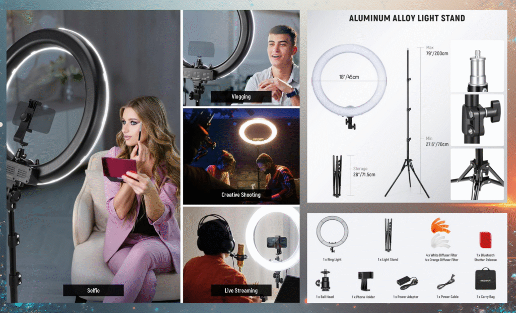 18 inch Ring Light for professional lighting