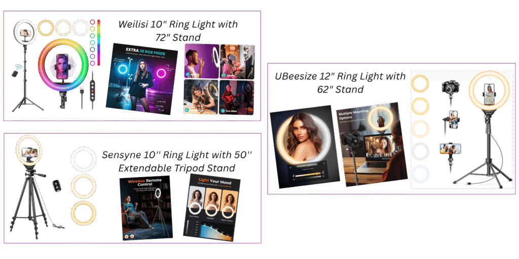 Portable Ring Light for content creators