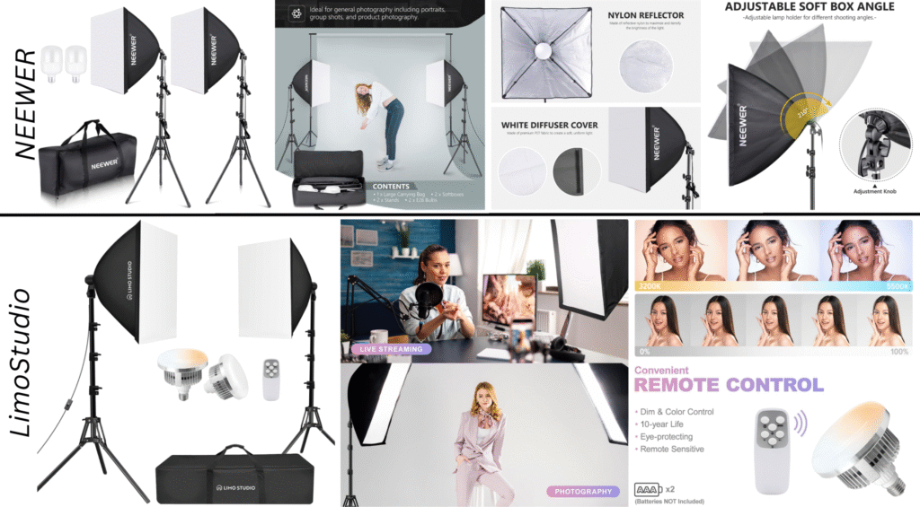 Ring light vs Softbox for photography