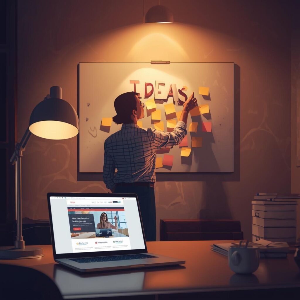 ideas for startup website