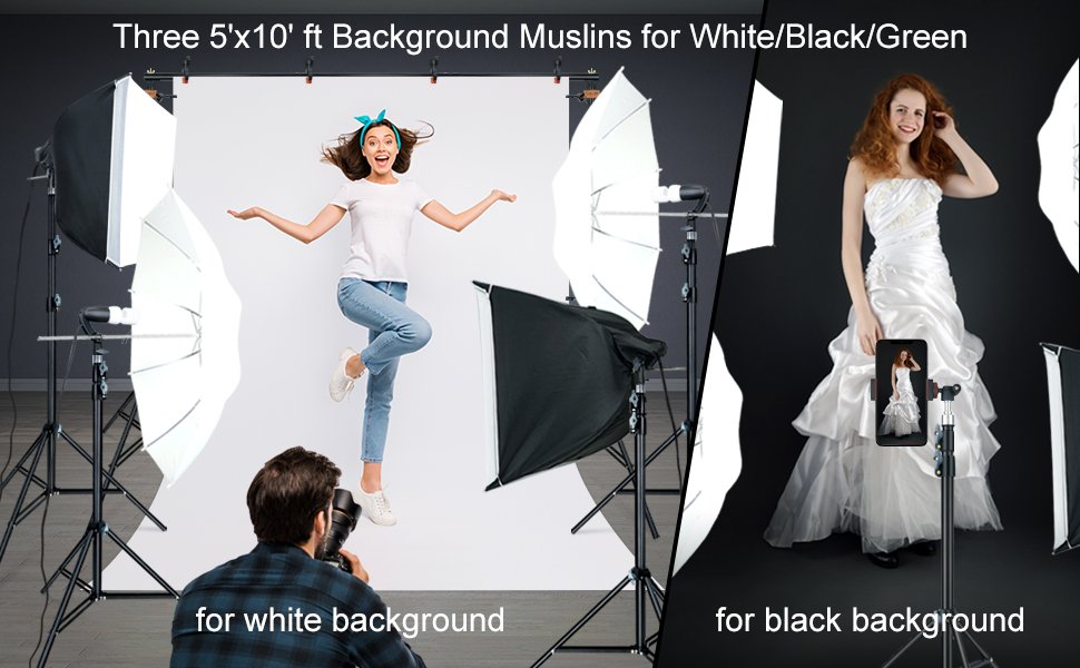 green screen backdrop combo